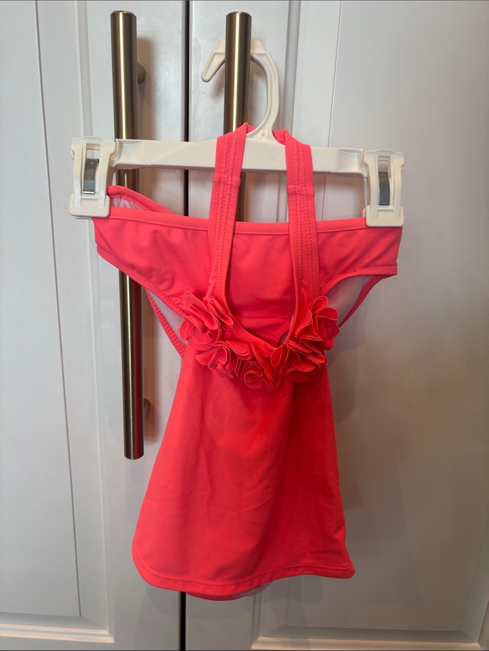 Carter's Bright Coral Pink Girls Tankini Top